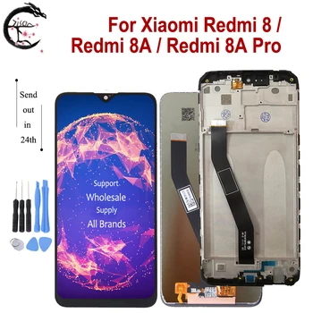 LCD S Rámom Pre Xiao Redmi 8 LCD Redmi 8A pro Displej Dotykový Snímač Digitalizátorom. Montáž Redmi8 Obrazovke Lcd Redmi8A