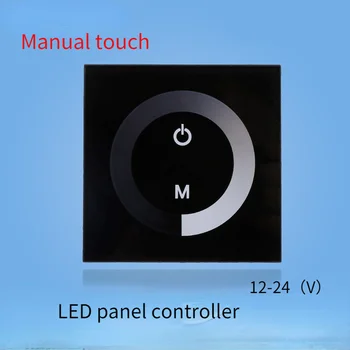 LED Panel Regulátora na Stenu Vložené Sklo Dotykové Monochromatické na Svetlo Stmievač