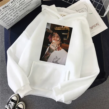 Lil Peep hoodies ženy 2023 anime gotický Hooded Shirt oblečenie žien harajuku mikiny