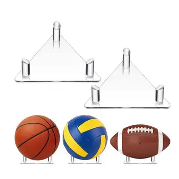 Loptu Držiteľ Hladké Zaoblené Futbal Držiteľ Opotrebovaniu Skladovanie Prenosné Trojuholník Bowling Držiak