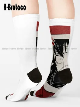 Midari Ikishima - Kakegurui Ponožky Unning Ponožky Ženy Pohodlné Najlepšie Dievčatá Športové Harajuku Gd Hip Hop Cartoon Dospievajúcu Mládež Ponožky