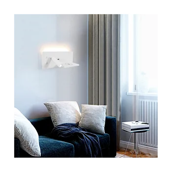 Moderné Nástenné Sconce Lampy Domova Nočné LED Bodové Svietidlo Vnútorné Osvetlenie Obývacej Izby Bezdrôtové Nabíjanie Právo C