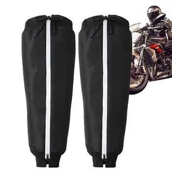 motocykel teplé koleno podložky s reflexné pásky Pribrala Leg Warmers pre Ženy s Reflexné Pásky Nepremokavé Nohu Rukáv