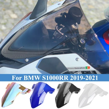 Motocykel Závodná Vysokej Čelné sklo čelné Sklo veterný štítok pre BMW S1000RR S 1000 RR 2019 2020 2021 S1000 RR Príslušenstvo Čierna