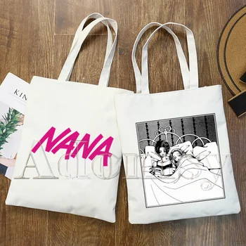 NANA Osaki Manga, Anime, Japonskej Čierne Kamene Nákupní Taška Kabelka Tote Shopper Recyklovať Taška Opakovane Tote Vlastné