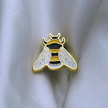Novinka Bee Smalt Pin Zvierat Klope Odznak Brošňa pre Príslušenstvo Šperky