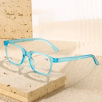 Nové Muži Ženy Móda Nadrozmerné Námestie Okuliare na Čítanie Veľký Rámik Presbyopia Okuliare na Čítanie Okuliare Diopter +1,0 až +4.0