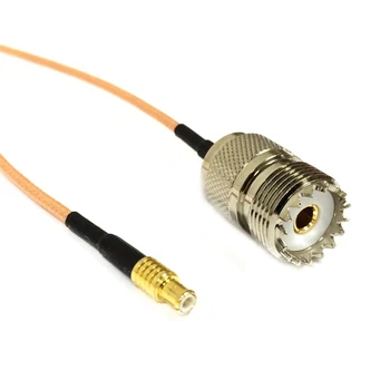 Nové UHF Female Jack SO239 na MCX Muž Plug RG316 kábel Kábel Adaptéra 15 cm 6
