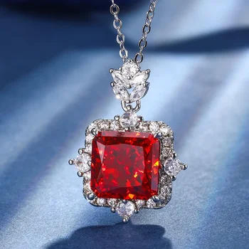 Nové Šperky Vysokej Uhlíka Diamant Ľadový Kvet Rez Medi s Princezná Nastaviť 12 * 12-10 * 10