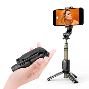 NOVÝ Prenosný Statív pre Mobilný Telefón Selfie Stick S Teleskopickým Bluetooth Stick