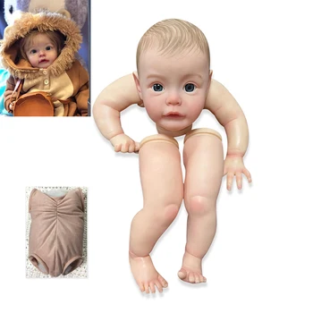 NPK 24 inch Už Natreté Reborn Bábiky Časti Sue-sue Hore Realisticky Dieťa 3D Maľba s Viditeľné Žily Látkové Telo Zahrnuté