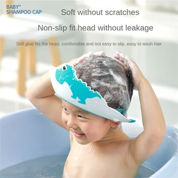 Ochranu Sluchu Baby Vlasy Umyť Klobúk Nastaviteľné Baby Sprcha Mäkké Spp Nepremokavé Deti Šampón Kúpanie Sprcha Chrániť Hlavu Krytie