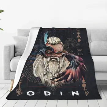 'Odin' Plagát O Ikaruna Flanelové Fleece Deka Pre Deti, Dospievajúci, Dospelí Mäkké Príjemné Teplé Fuzzy