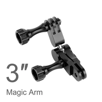 Otočný Kĺb Prilba závit pre Statív Magic Arm Rozšírenie Adaptér 3Inch pre GoPro Hero 11 10 9 8 7 6 5 Xiao Sjcam DJI Akciu, Fotoaparát