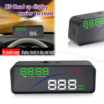 P9 OBD2 OBDII Auto HUD Head Up Displej Inteligentný Digitálny Merač Plug & Play 11.8*4.5*4.3 cm