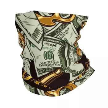 Peniaze Hustle Bandana Krku Návlek Vytlačené Maska Šatku Multi-používať pokrývku hlavy so Systémom Unisex Dospelých Umývateľný