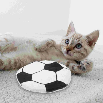 Plyšové Futbal Disk Cat Hračka Mačka Zvuk Papier Catnip Plaything Žuvacie Hračky