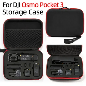 pre DJI OSMO Vrecku, 3 Skladovacie Prípade Veľkú Kapacitu Plný Skladovanie Anti-shock Kabelka, Prenosný Mini Bag pre DJI Vrecku 3 Príslušenstvo