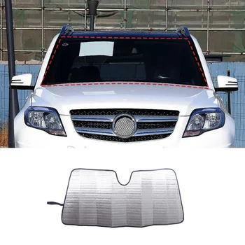 Pre Mercedes-Benz GLK roky 2013-2015 Hliníkovej Fólie Auto Sunshield Predné Sklo na Ochranu pred Slnkom Parasol Príslušenstvo