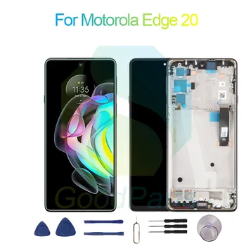 Pre Motorola Edge 20 Obrazovke Nahradenie 2400*1080 Pre Moto Edge 20 Dotykový LCD Digitalizátorom.