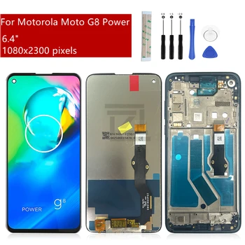 Pre Motorola Moto G8 Power LCD Displej Dotykový Displej Digitalizátorom. Montáž Na Moto G8 Power meter Nahradenie Bezplatné Nástroje