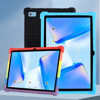 Pre Teclast M40 Plus Bezpečné Shockproof Silikónový Kryt TLC005 Tablet 10.1 palcový Ochranné Mäkký Nastaviteľný Stojan Shell