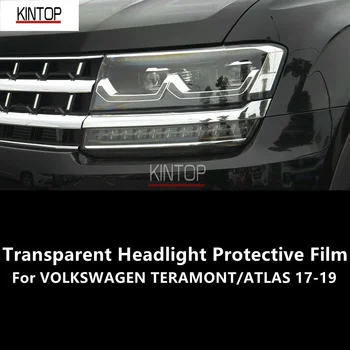 Pre VOLKSWAGEN TERAMONT/ATLAS 17-19 TPU Transparentné Svetlometu Ochranný Film, Svetlometu Ochrany,Filmové Úpravy