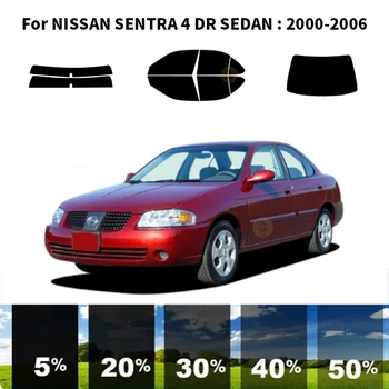 Precut nanoceramics auto UV Okno Odtieň Auta Automobilový Okno Film Pre NISSAN SENTRA 4 DR SEDAN rokov 2000-2006