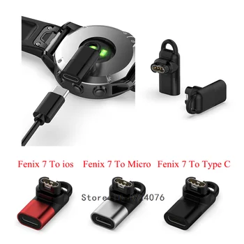 Prenosné C/Micro USB/IOS samíc a Nabíjací Kábel Adaptéra Pre Garmin Fenix 7/7/7X/6/6/6X/5/5S/5X Sledovať Plnenie Konvertor
