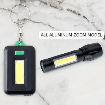Prenosný Mini LED Baterka KLASU Nabíjateľná Baterka Zoom Baterka Nepremokavé Camping Lov Svetlo s 3 Režimami