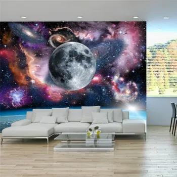 Priestor Krajiny Abstraktných De Parede 3d Vesmír, Hviezdna 3D Foto Tapety na Obývacia Izba, Spálňa Strop Výzdoba Steny Papier nástenné Maľby
