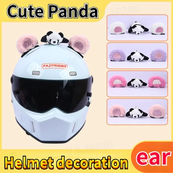 Prilba dekorácie medveď uši elektrické prilba accessorie roztomilý príslušenstvo panda voliteľné prilba príslušenstvo roztomilý prilba dekorácie
