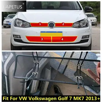 Príslušenstvo Auto Uprostred Hmyzu Skríning Oka Prednej Mriežky Čistý Anti-list Prachu Ochrana Pre VW Volkswagen Golf 7 MK7 2013 - 2020