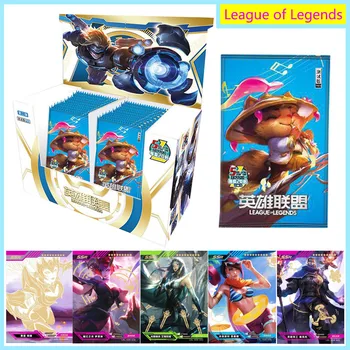 Pôvodné Anime League of Legends Arcane Charakter Kolekcie kartovej Hre World of Warcraft Booster Box Hračky, Darčeky Pre Deti