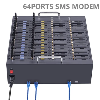 pôvodné nízke ceny 2g gsm modem sms koliesko SMS Modem 64ports 64sim karty sms odosielanie zariadenie, stroj,