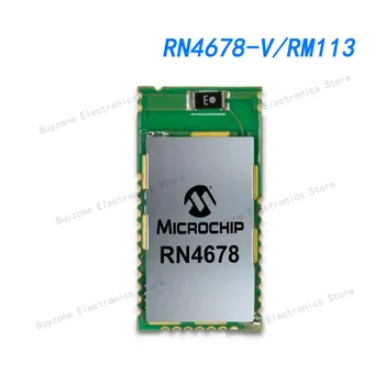 RN4678-V/RM113 Bluetooth v5.0 Vysielač Modul 2,4 GHz, Integrované, Čip, Povrchová Montáž