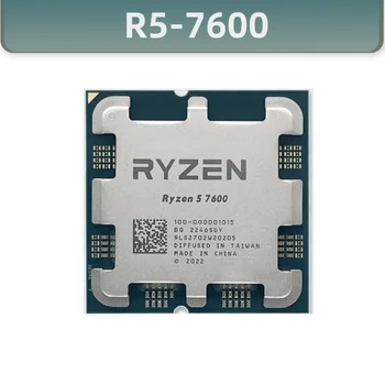 Ryzen 5 7600 R5 7600 CPU Procesor 3.8 GHz 6-Core 12-Niť CPU Procesor 5NM L3=32M Zásuvky AM5