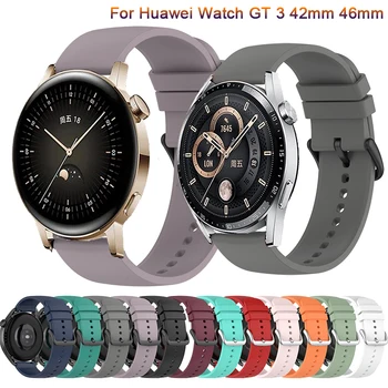 Silikónové Popruh pásmo Pre Huawei Sledovať GT3 GT 3 GT2 2 42mm 46 mm Smart Hodinky Česť Magické hodinky Náramok Náhradné šnúrky na Zápästie