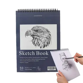 Sketchbook Na Papier Na Kreslenie Skrutkového Viazaný Kreslenie Knihy Pad Profesionálne Pribrala Multifunkčné Maľovanie Skicovanie Pad