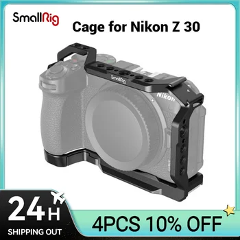 SmallRig Z 30 Klietka pre Nikon Z 30,Hliníkovej Zliatiny Klietka s Cold Shoe Mount pre Mikrofón a LED Svetlo pre Vlogging 3858
