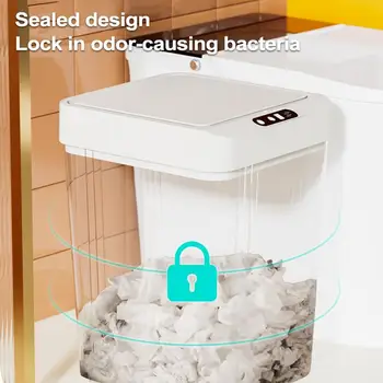 Smart Nezmysly, Môže 13L Touchless Odpadky Môže Inteligentný Indukčné Koša 13L Touchless Odpadky Môže Kontajner Na Kúpeľňa
