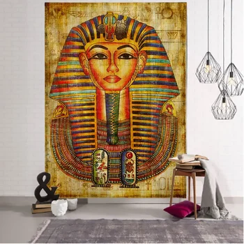 Staroveké Egyptské Tribal Savage Gobelín Stene Visí Doma Koľaji Dekor prehoz cez posteľ Hodiť Umenie Domova Stenu handričkou