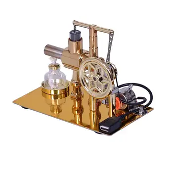 Stirling Motor Generátor Parný Rušeň Fyziky Experiment Popularizácia Vedy Takže Hračka Malý Model