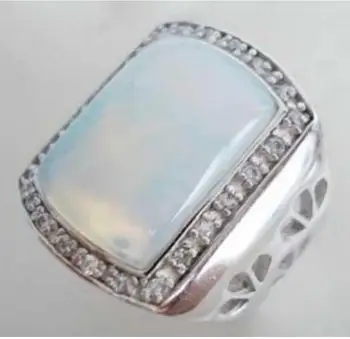 Strieborné Šperky Crystal Najušľachtilejšie opal veľkosť prsteňa: 8.9.10.11