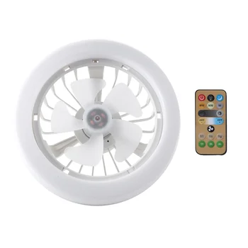 Stropný Ventilátor so Svetlom a Kontrolu E27 Stropné Chladenie Ventilátorom Elektrický Ventilátor Lampa Luster Izba pre Domáce Dekorácie