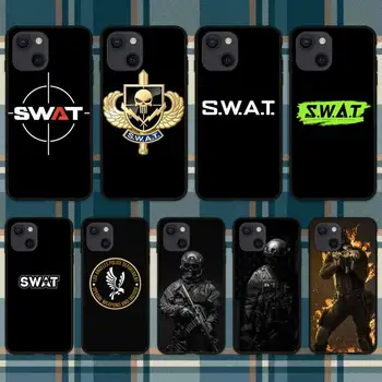 Swat Špeciálne Zbrane A Taktiky Telefón puzdro Pre iPhone 11 12 Mini 13 Pro XS Max X 8 7 6 Plus 5 SE XR Shell