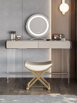 Taliansky minimalistický pozastavené toaletný stolík moderný a minimalistický akryl internet slávny svetlo luxusné rock panel transparentné