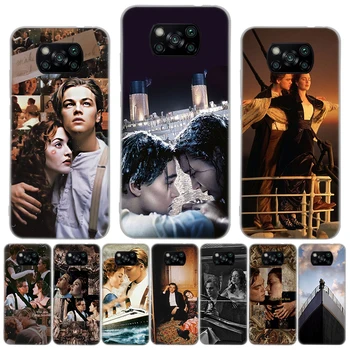 Titanic Film Rose Jack Kremíka Volať Telefónne Prípade Pre Xiao Poco X3 NFC M3 F3 X4 X5 M4 Pro M2 F2 F1 Mi Poznámka 10 Lite A1 A2 A3 CC9