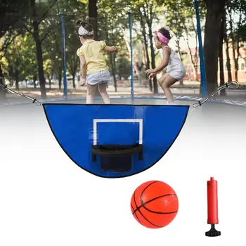 Trampolína Basketbalová Obruč, s Čerpadlom a Mini Basketbal, Mini Basketbal Hoop pre Trampolínu s Krytu