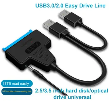 USB 3.0 2.0 Typu C Na SATA 3 kábel Kábel Adaptéra Až 6 gb / S, Podpora 2.5 Palcový Externý HDD SSD Pevný Disk 22 Pin Sata III Kábel